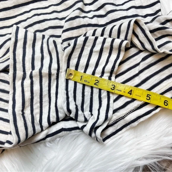 Lou & Grey for Loft Nautical Striped Romper. Size Medium. - Picture 7 of 9
